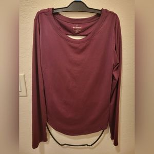 💙5/$25💙 Reflex Long Sleeve Cutout Top in Plum